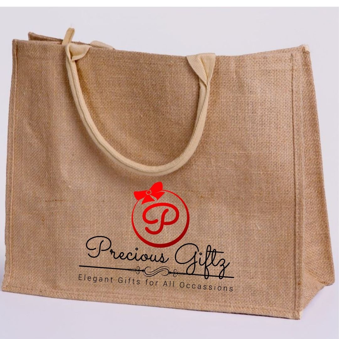 Precious Giftz branded jute gift bag